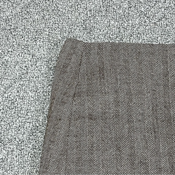 Vintage J.CREW Wool Pencil Skirt Womens Size 8 Brown Lined Business Acedamia - Picture 2 of 10